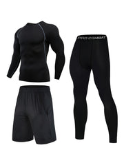 Quick Drying Men's Sports Suit for Casual and Fitness Training