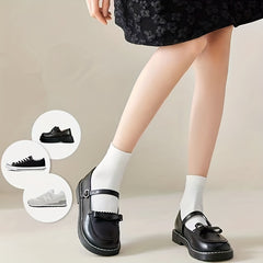 6 Pairs Comfy & Breathable Mid Tube Women's Socks