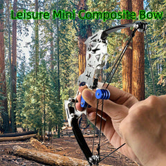 Mini Composite Bow Archery Set Stainless Steel Mini Bow Decompression Toy