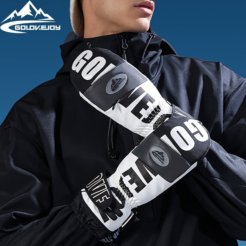 Unisex Winter Skiing Gloves Windproof Touch Screen Warm Cold Proof