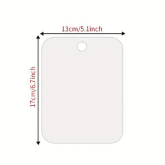 Fogless Shower Mirror for Shaving - Wall Hanging Bathroom Mirror