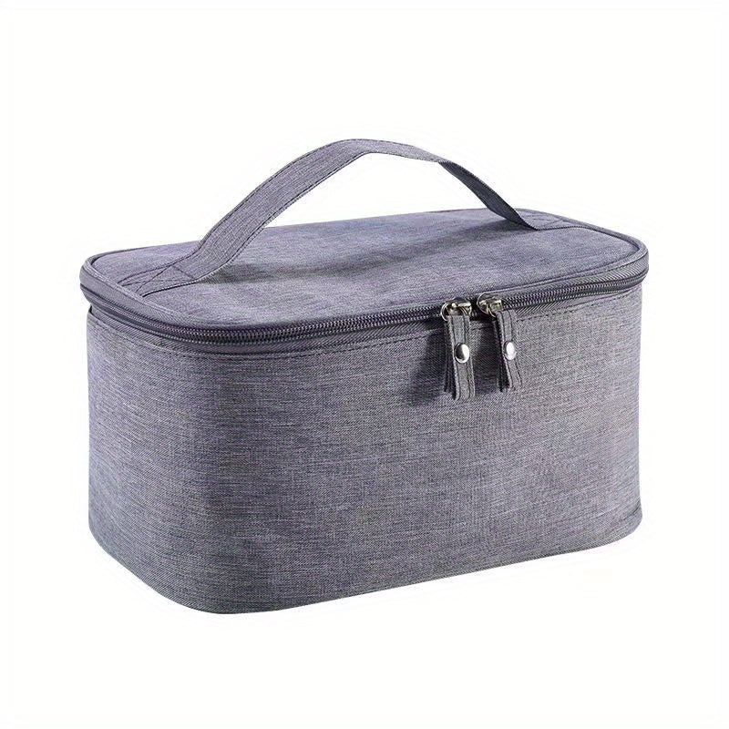 Men's Large Capacity Denim Travel Makeup Bag Water Resistant Shaving Bag