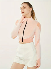 Soft Long Sleeve Sports Jacket Women's Activewear