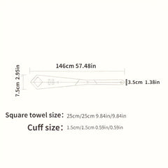 Classic Tie Business Set With Cufflinks Square Scarf Birthday Gift