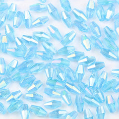 100pcs 3x6mm Double Cone AB Glass Beads for DIY Jewelry