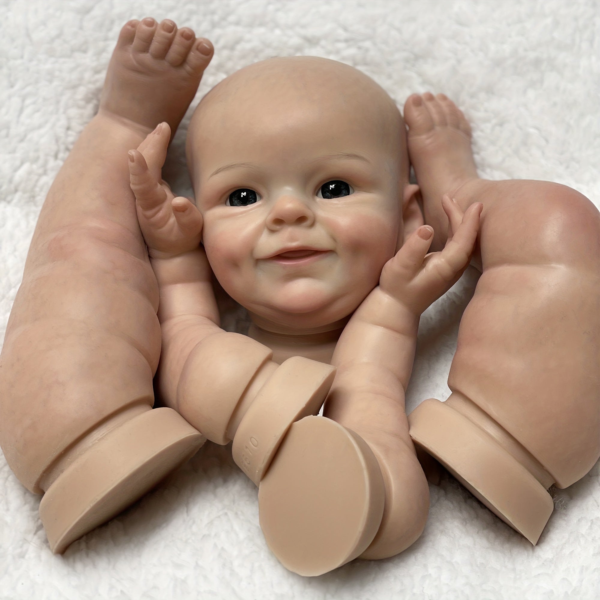 50 8 Cm Reborn Doll Kits Soft Solid Silicone Painted Bebe Reborn Doll Parts