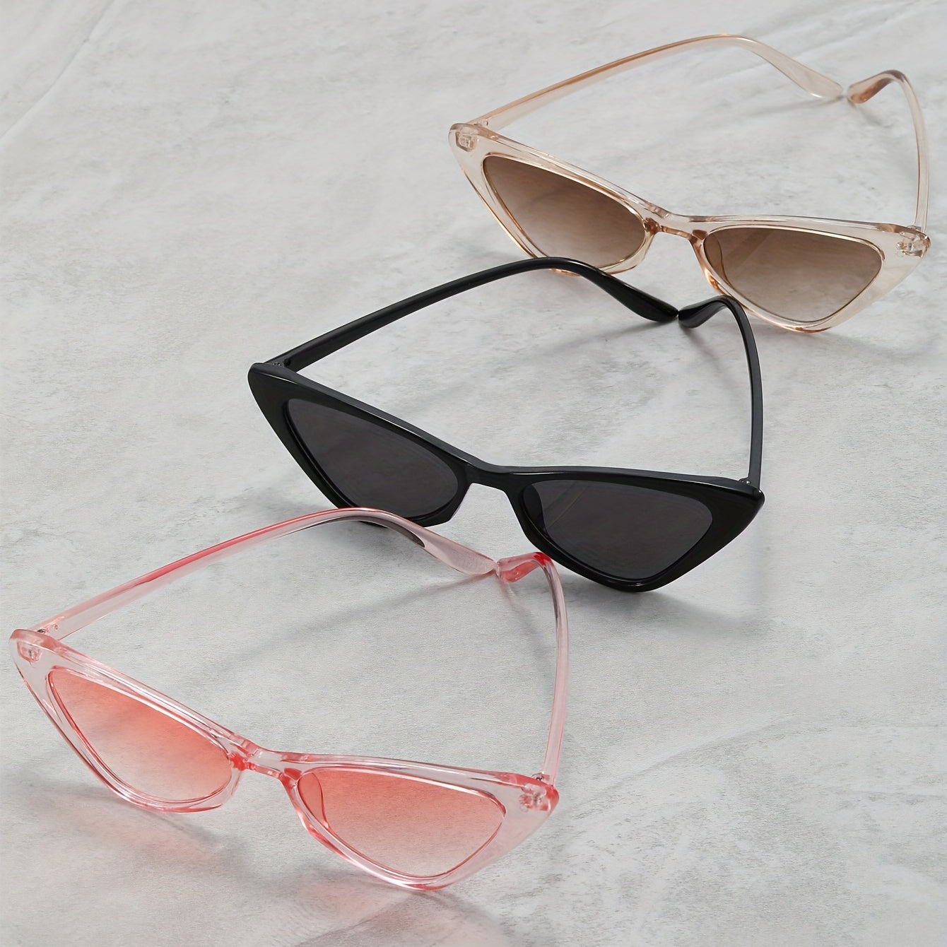Men's Cat Eye Shaped Frame Sunglasses UV Resistant for Outdoor