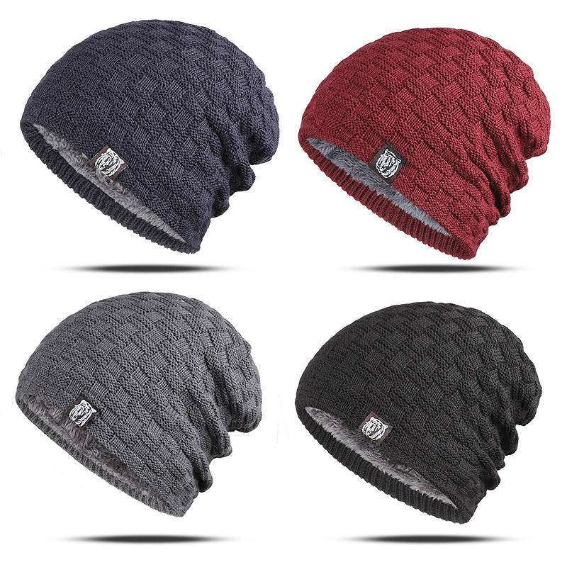Men's Padded Knitted Cap for Winter