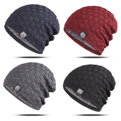 Men's Padded Knitted Cap for Winter