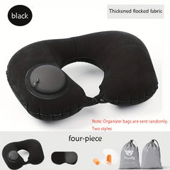 Inflatable Travel RV Pillow U Neck Pillow Portable Sleeping Pillow