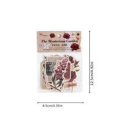 20pcs Special Paper Bouquet Love Series Sticker Pack - Non adhesive