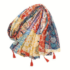 Men's Tassel Sun Protection Shawl Scarf