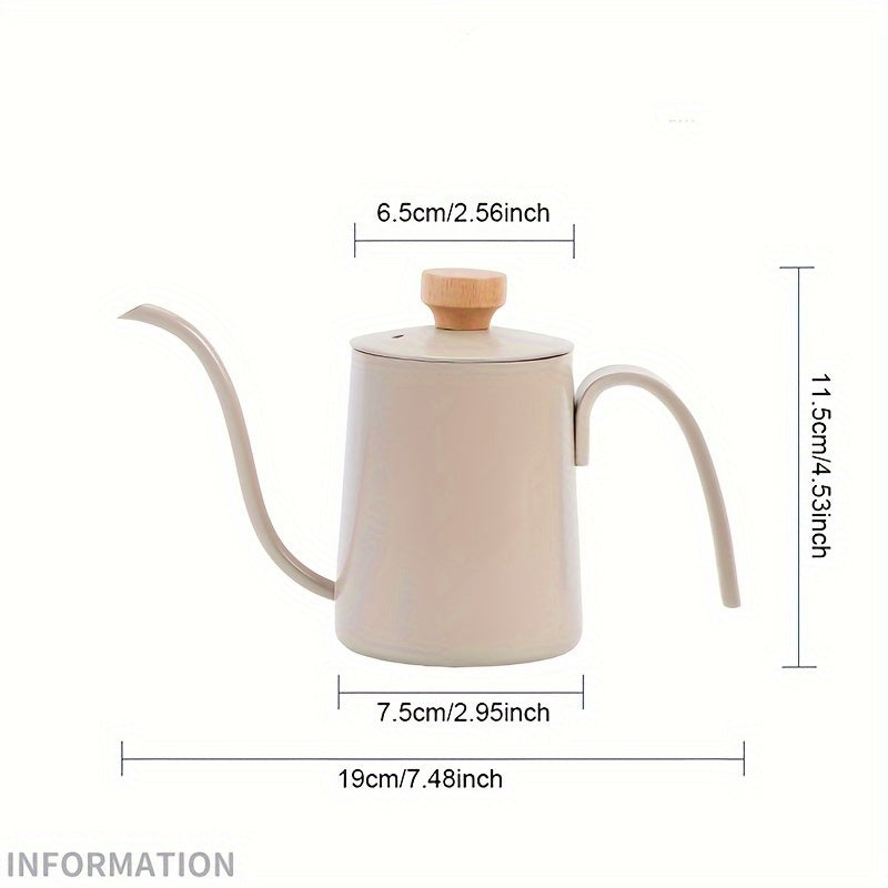 304 Stainless Steel Coffee Pot 350ml Tea Pot for Outdoor Sports