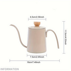 304 Stainless Steel Coffee Pot 350ml Tea Pot for Outdoor Sports