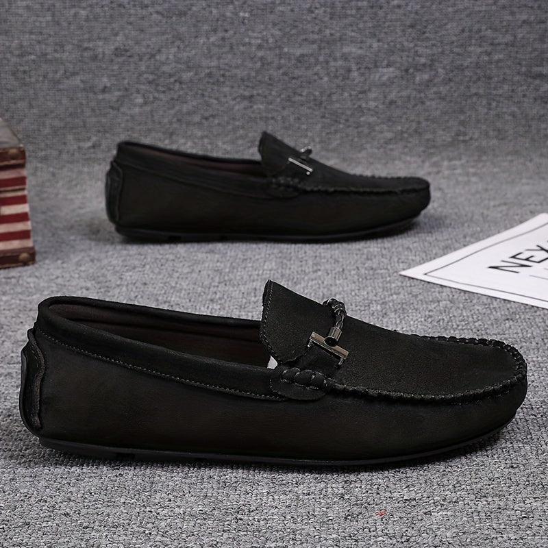 Men's Horsebit Loafer Shoes Casual Slip On Moc Toe Shoes