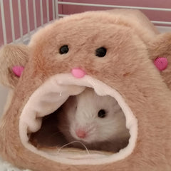 Small Hamster Sleeping Bed Winter Animal Bag Rat Teeth Toy Pet Bed