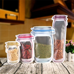 Snack Packaging Bag Nut Bag Mason Bottle Dried Fruit Bag Sealed S