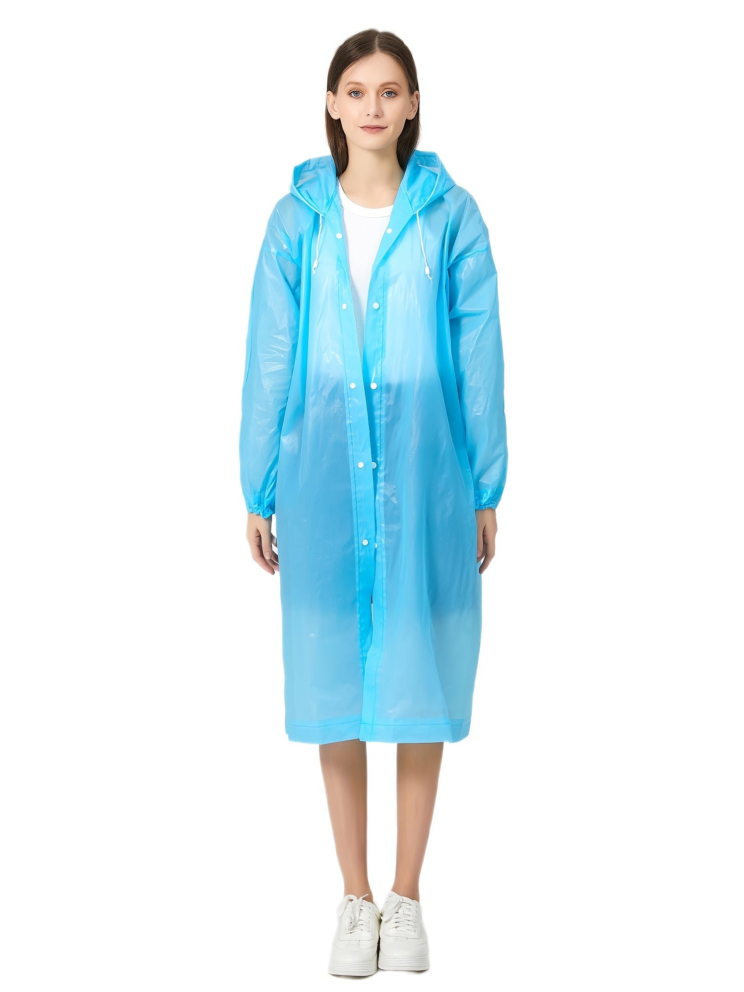 Unisex Reusable Rain Coats with Hood for Camping Hiking