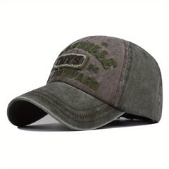 NYS Letter Embroidered Distressed Baseball Cap