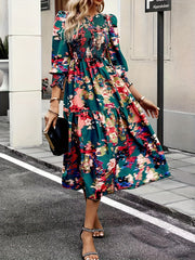Tie Dye Smock Maxi Dress