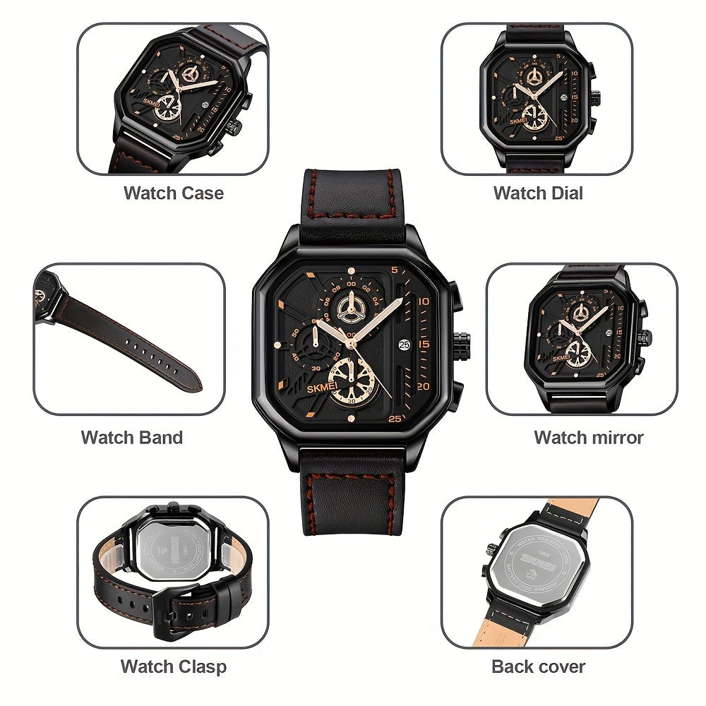 Rectangle Quartz Watch Waterproof Lightweight Military Electronic Watch