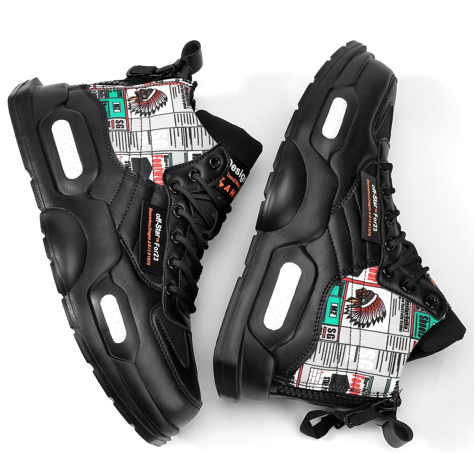 Men's Graffiti Lightweight High Top Shoes