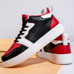 Unisex Lace-up Sneakers Comfy Walking Shoes