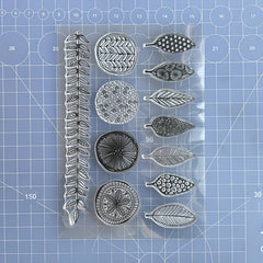 Leaf Cartoon Transparent Stamp Various Tree Leaf Transparent Stamp