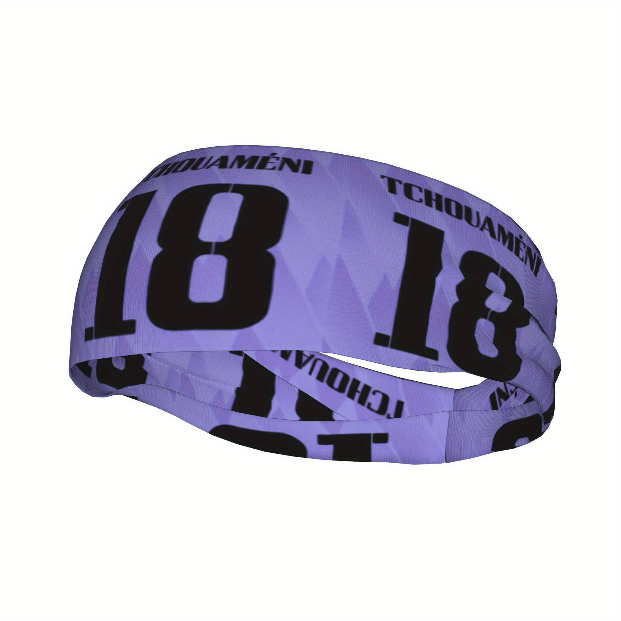 Messi Soccer Jersey Headband Purple '18' Sports Band