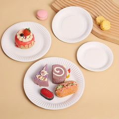 50pcs 5 inch Disposable Paper Plate Party Tableware Birthday Party Supplies