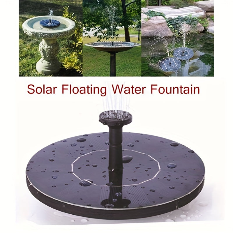Solar Fountain Pump For Bird Bath with 4 Fixed Sticks and 6 Nozzles