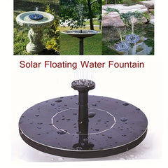 Solar Fountain Pump For Bird Bath with 4 Fixed Sticks and 6 Nozzles
