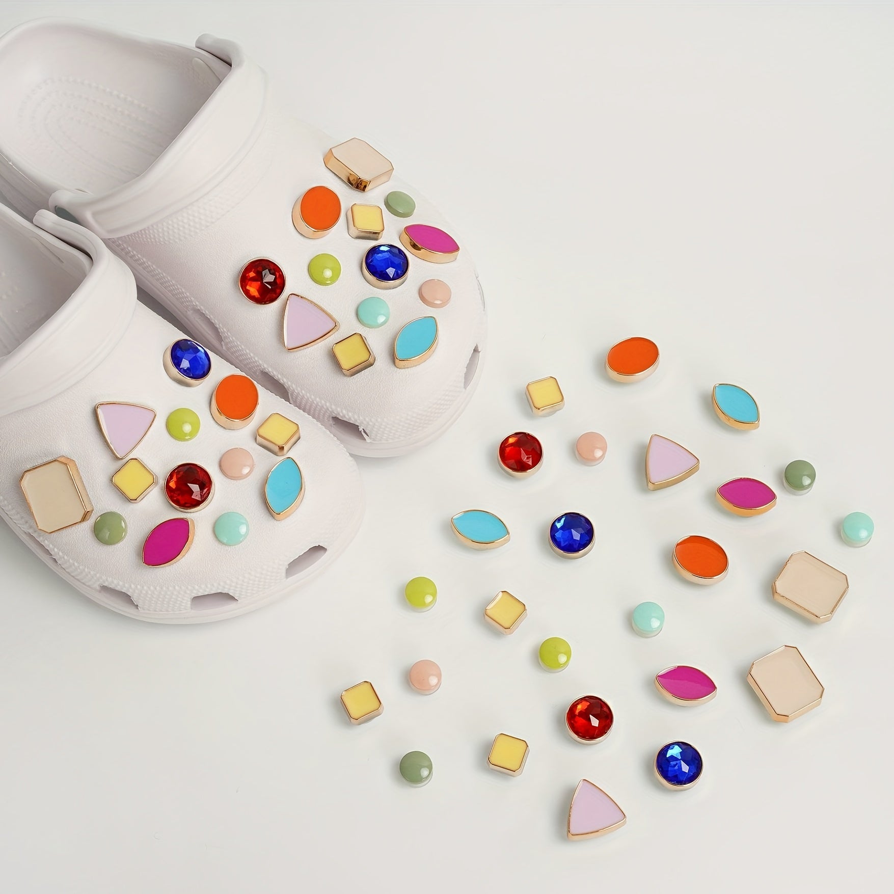 26pcs Crystal Rhinestone Shoe Charms Party Favors