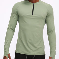 Autumn Fitness Clothes Long Sleeve Quick Drying Breathable Outdoor Running Compr