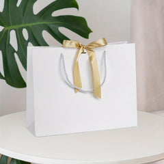 12pcs Gift Bags with Ribbon Bow for Medium Gifts - Party Supplies