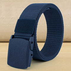 Men's Nylon Automatic Belt Canvas Webbing Tactical Belt