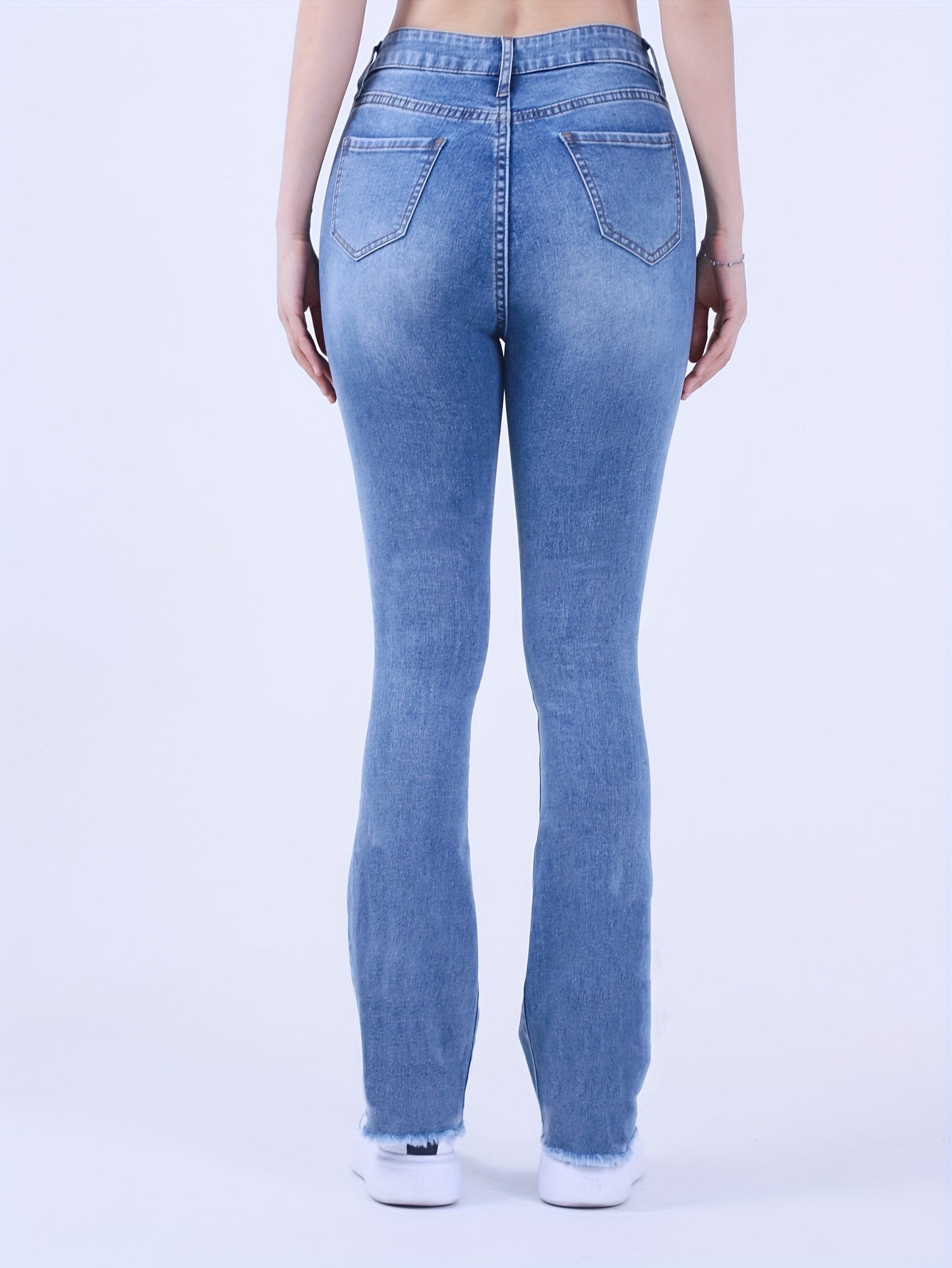 Casual Flared Leg Jeans for Women