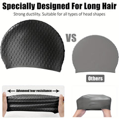 Silicone Swimming Cap for Comfortable Swim