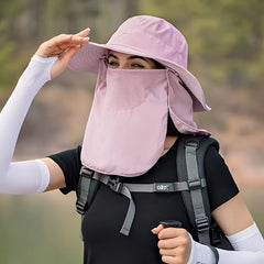 Quick Drying Sun Hat with Face Covering for Fishing and Outdoors