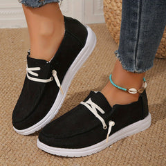 Women's Fashionable Skateboarding Shoes Flat Comfortable Sports Loafers