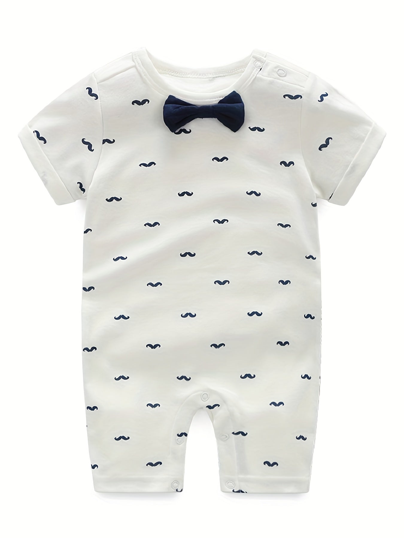 Baby Summer Graphic Cotton Onesie Short Sleeve Romper