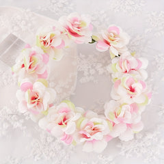 Girls Flower Hair Wreath Headwear Bridal Accessories