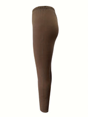 Stretchy Elastic Waist Skinny Leggings for Women