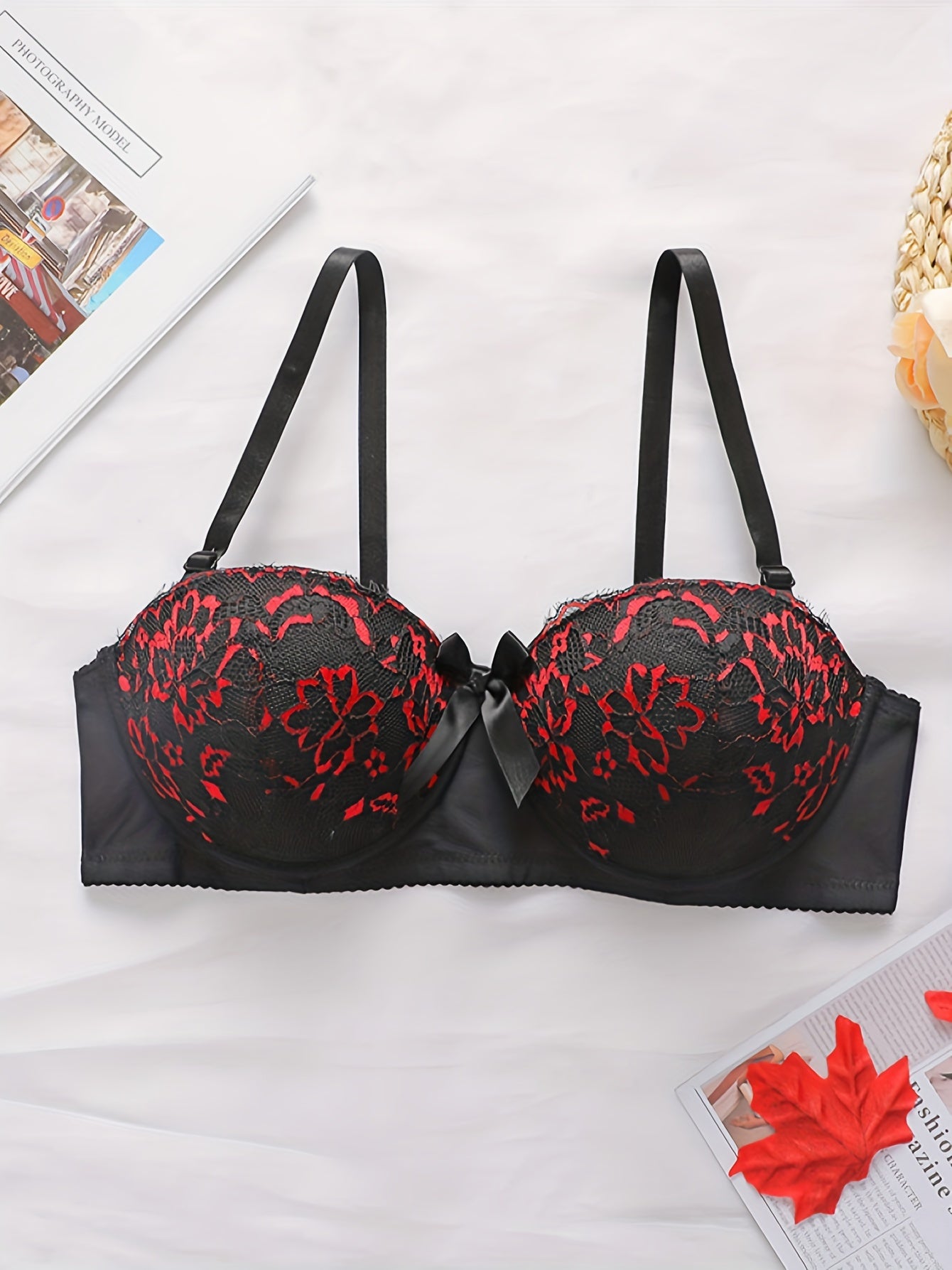 Lace Push-Up Bra Comfortable & Breathable Women's Lingerie