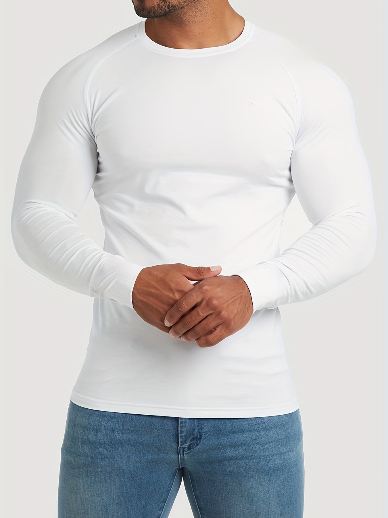 Men's Compression Workout Shirt High Stretch Base Layer