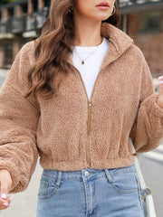 Warm Plush Jacket for Women Winter Sports
