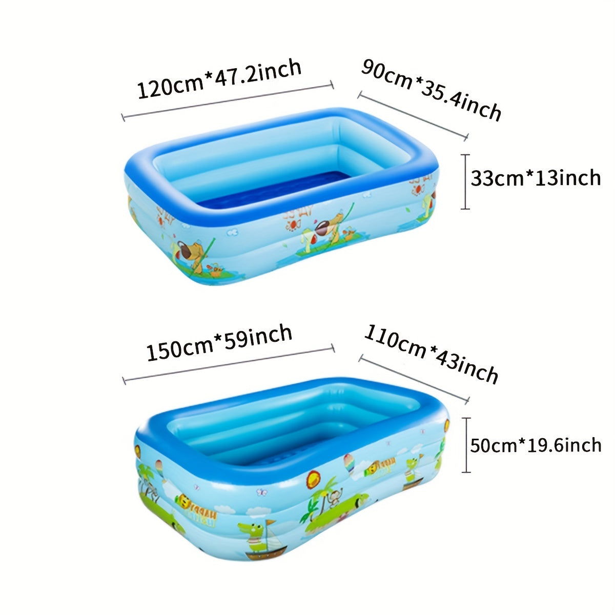 Inflatable Family Swimming Pool for Summer Fun