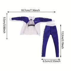 Baseball Uniform Clothes for Couple Dolls
