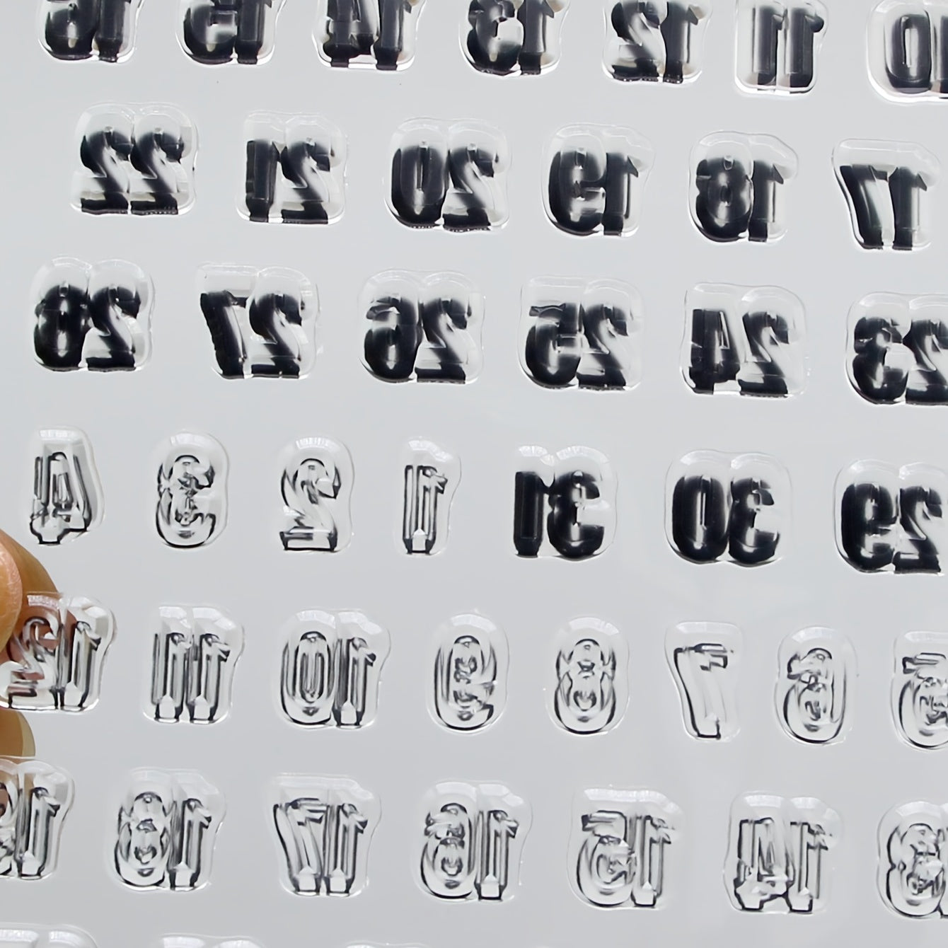 Silicone Transparent Stamp Seal for Children Student
