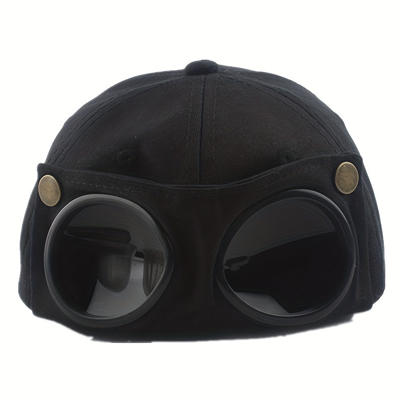 Athletic Men's Baseball Cap Golf Dad Hat With Glasses